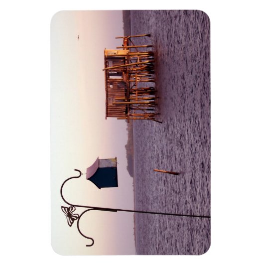 Cedar Key Bird Feeder Magneet (Verticaal)