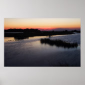 Cedar Key Breezy Sunset Print (Voorkant)