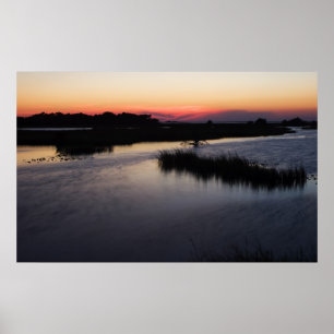 Cedar Key Breezy Sunset Print