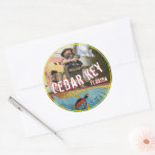 Cedar Key, Florida 2018 reizen sticker (Envelop)