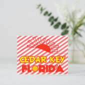 Cedar Key, Florida Briefkaart (Staand voorkant)