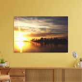 Cedar Key Florida Sunset 6 Canvas Afdruk (Insitu (Woonkamer))