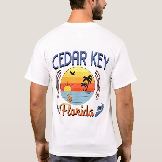 Cedar Key, Florida T-shirt (Achterkant)