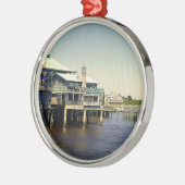 Cedar Key Marina Metalen Ornament (Links)