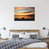 Cedar Key Sunset 11 Canvas Afdruk (Insitu (Slaapkamer))