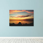 Cedar Key Sunset 11 Canvas Afdruk (Insitu (Houten vloer))