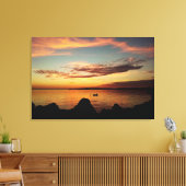 Cedar Key Sunset 11 Canvas Afdruk (Insitu (Woonkamer))