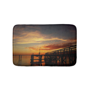 Cedar Key Sunset Bath Rug Badmat