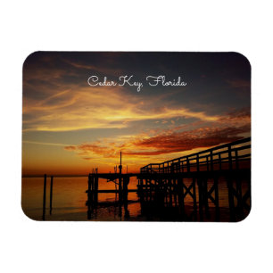 Cedar Key Sunset Magnet Magneet