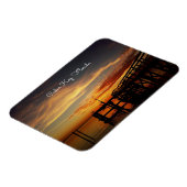 Cedar Key Sunset Magnet Magneet (Linkerzijde)
