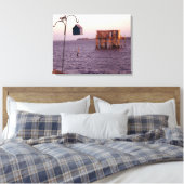 Cedar Key Vogels voederbak Canvas Afdruk (Insitu (Slaapkamer))
