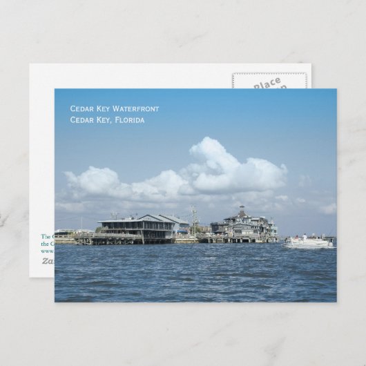 Cedar Key Waterfront-Briefkaart Briefkaart (Voorkant / Achterkant)