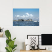 Cedar Key Waterfront Print (Thuiskantoor)