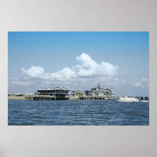Cedar Key Waterfront Print (Voorkant)