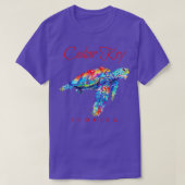 Cedar Key Waterverf Zee Turtle T-shirt (Design voorkant)
