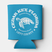 Cedar Key (zeeen schildpad) Blikjeskoeler (Achterkant)