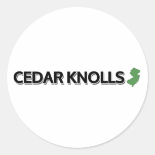Cedar Knolls, New Jersey Ronde Sticker
