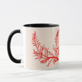 Cedar Leaves op een Combo Mok (11 oz.) (Links)