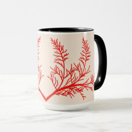 Cedar Leaves op een Combo Mok (15 oz.)