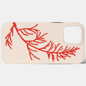 Cedar Leaves op een iPhone Case (Achterkant (horizontaal))