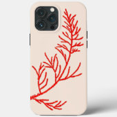 Cedar Leaves op een iPhone Case (Achterkant)
