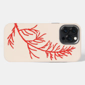 Cedar Leaves op een iPhone Case Hoesje (Achterkant horizontaal)