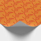 Cedar Leaves op een wikkelpapierrol Cadeaupapier (Hoek)