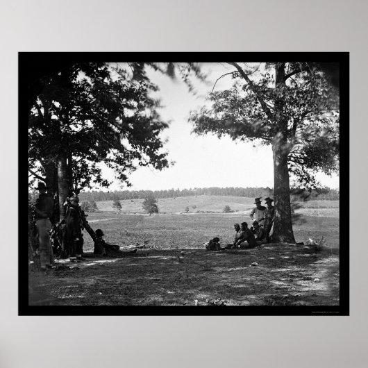 Cedar Mountain Battlefield uit West 1862 Poster (Voorkant)