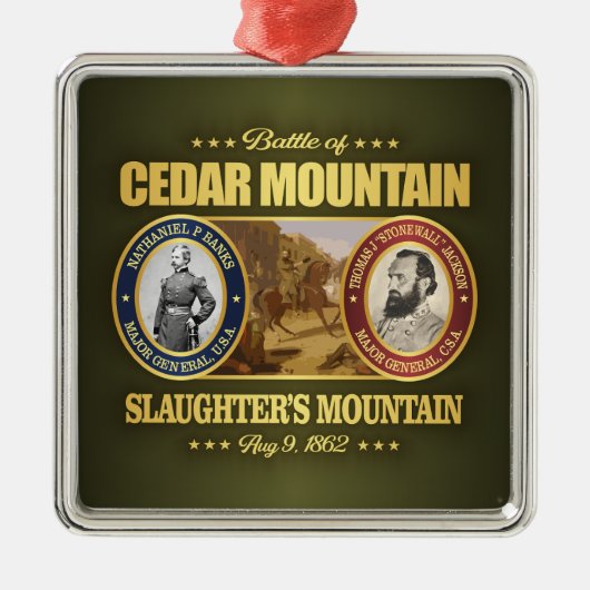 Cedar Mountain (FH2) Metalen Ornament (Voorkant)