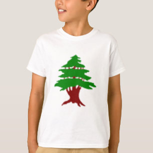 Cedar of Libanon Premium Patriotic Afbeelding T-Sh T-shirt