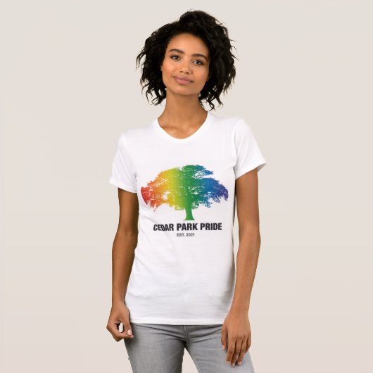 Cedar Park Pride Slim Fit T-shirt (Voorkant volledig)