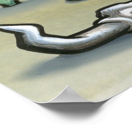 Cedar Park TEXAS Map Poster (Hoek)