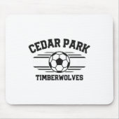 Cedar Park Timberwolves Soccer Ll 2025 Muismat (Voorkant)