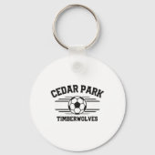 Cedar Park Timberwolves Soccer Ll 2025 Sleutelhanger (Voorkant)