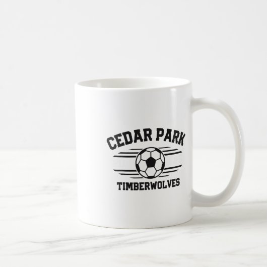Cedar Park Timberwolves Voetbal Ll 2025  Koffiemok (Rechts)
