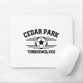 Cedar Park Timberwolves Voetbal Ll 2025 Muismat (Met muis)