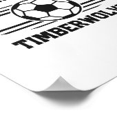 Cedar Park Timberwolves Voetbal Ll 2025 Poster (Hoek)