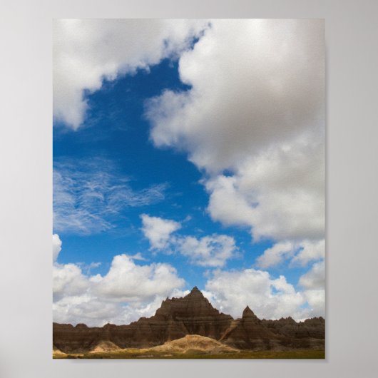 Cedar Pass Area, Badlands National Park, SD Poster (Voorkant)