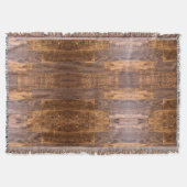 Cedar Planks | patroon van bijtende houtkorrels Deken (Voorkant)