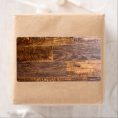 Cedar Planks | patroon van bijtende houtkorrels Etiket (Insitu)