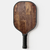 Cedar Planks rustieke houtnerf patroon Pickleball Paddle (Achterkant)