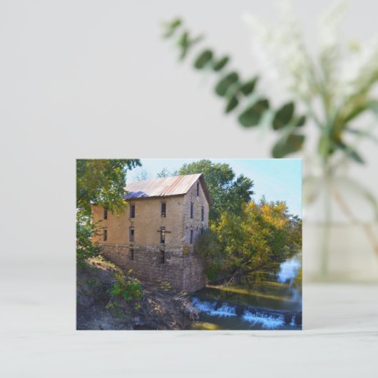 Cedar Point Mill, Kansas Briefkaart (Staand voorkant)