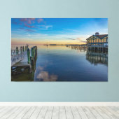 Cedar Point Sunset Canvas Afdruk (Insitu (Houten vloer))