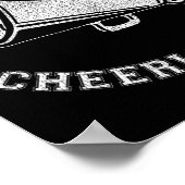 Cedar Rapids Cheer Vervingende Retro 90's Cheerlea Poster (Hoek)