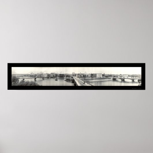 Cedar Rapids, IA Foto 1914 Poster (Voorkant)