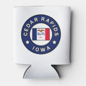 Cedar Rapids Iowa Blikjeskoeler (Voorkant)