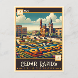 Cedar Rapids, Iowa | Briefkaart