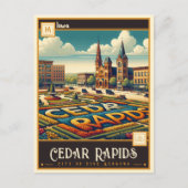 Cedar Rapids, Iowa |  Briefkaart (Voorkant)