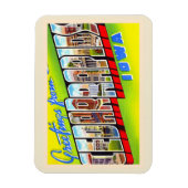 Cedar Rapids Iowa IA groot Briefkaart Magneet (Verticaal)