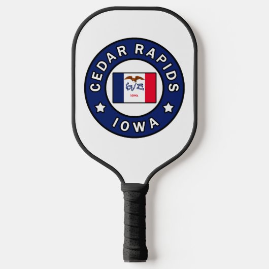 Cedar Rapids Iowa Pickleball Paddle (Voorkant)